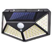 چراغ خورشیدی هوشمند سنسور دار مدل Hg-100LED