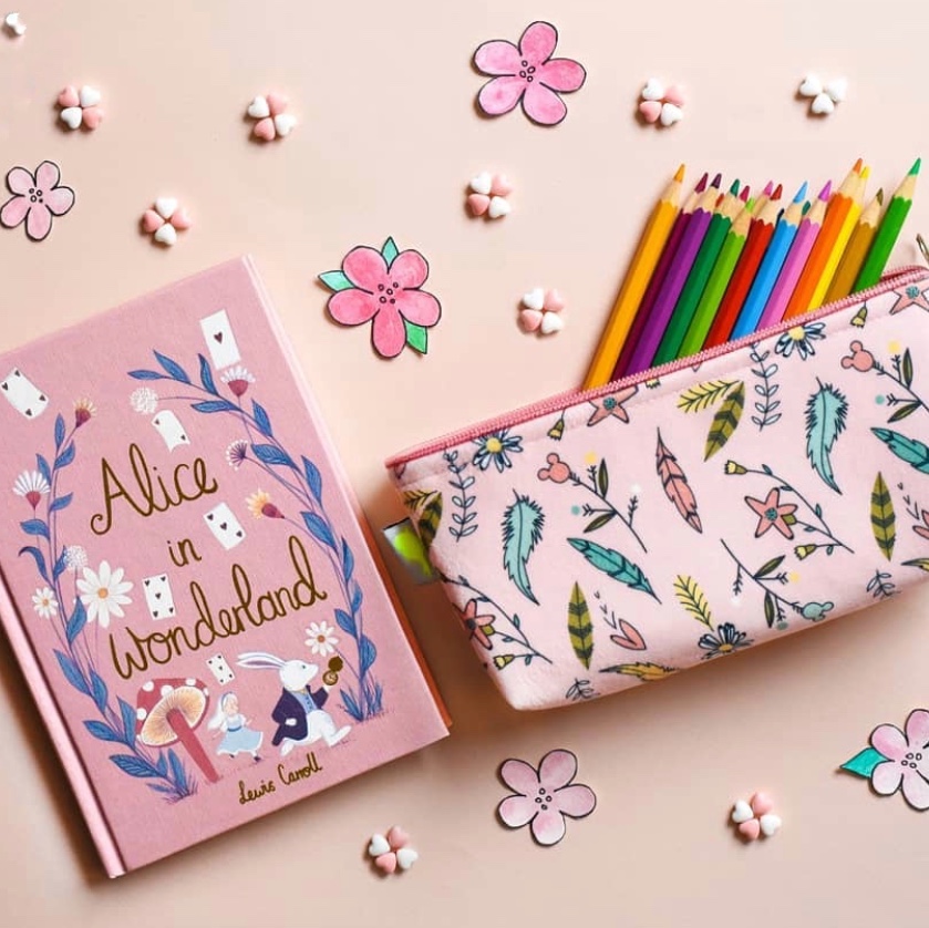 جامدادی فانتزی  مخمل جنس و دوخت فوق العاده باکیفیت  قابل شستشو 