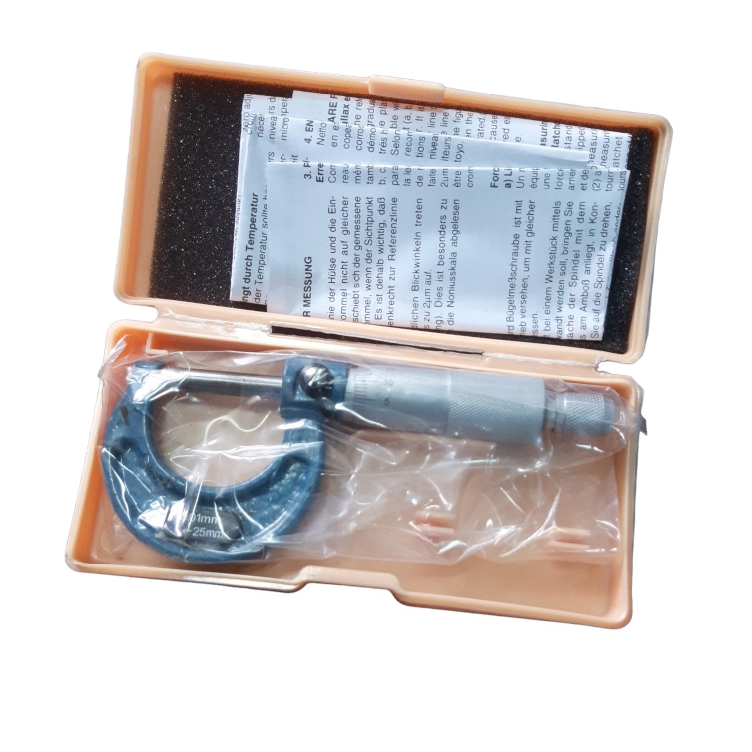 میکرومتر  0تا 25  میلیمتر جعبه ای 