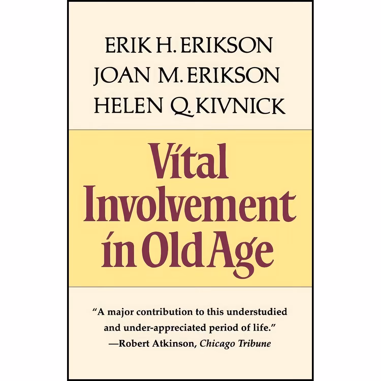 کتاب زبان اصلی Vital Involvement in Old Age