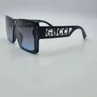 عینک آفتابی زنانه ومردانه مارک گوچی (شیشه مشکی هایلایت)