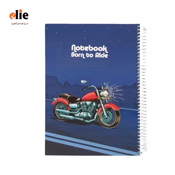 دفتر 100 برگ پاپکو جلد سخت طرح 9