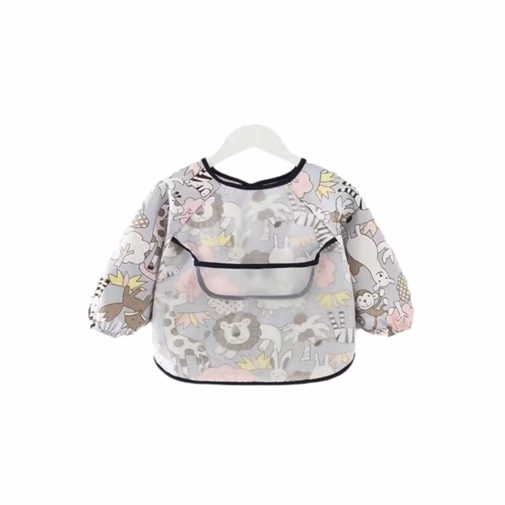 پیشبند آستین دار و جیب دار کودک