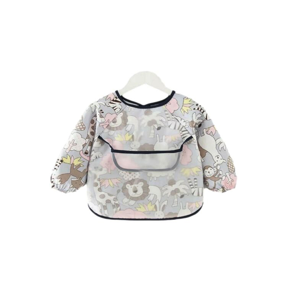 پیشبند آستین دار و جیب دار کودک