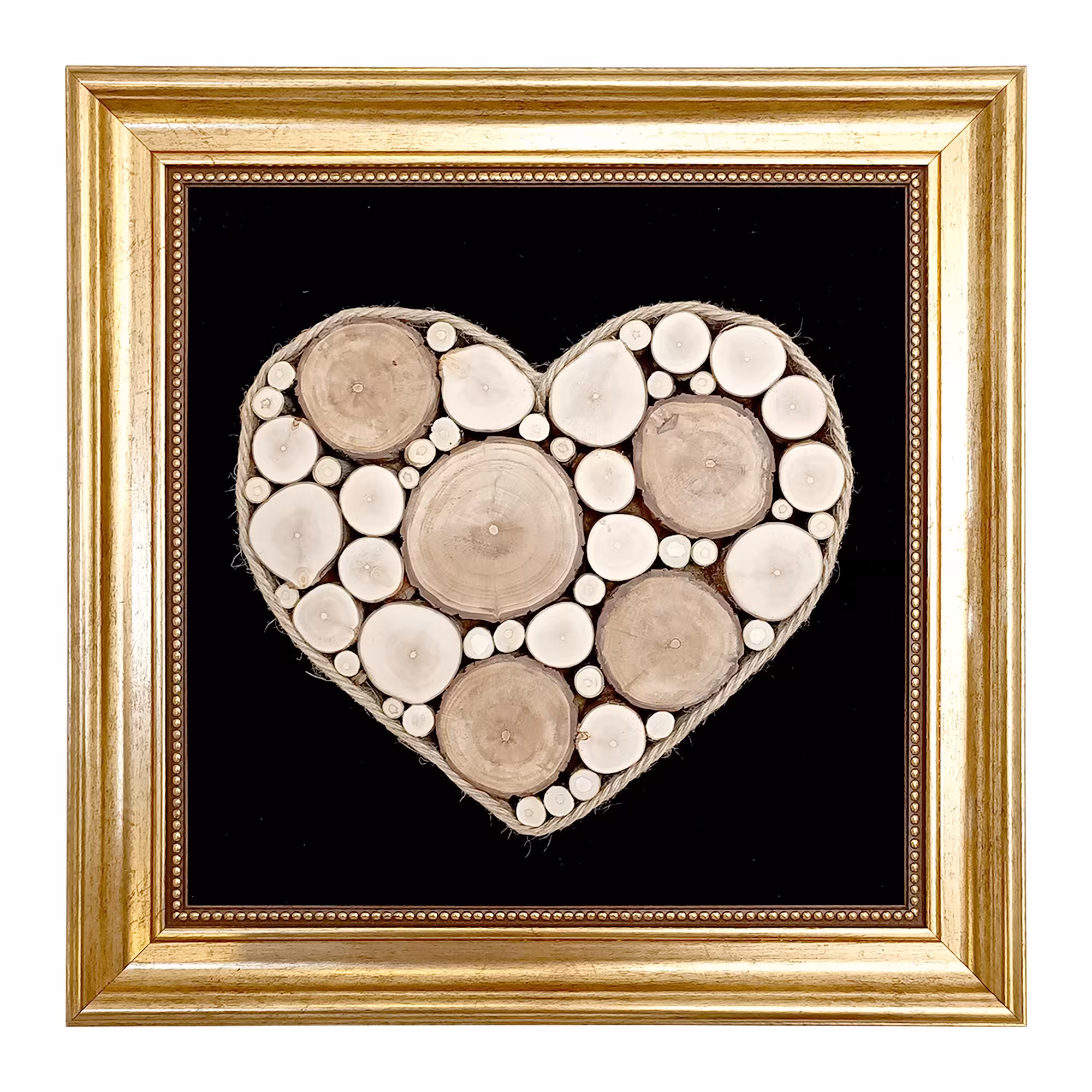 تابلو چوبی دست ساز، طرح قلب