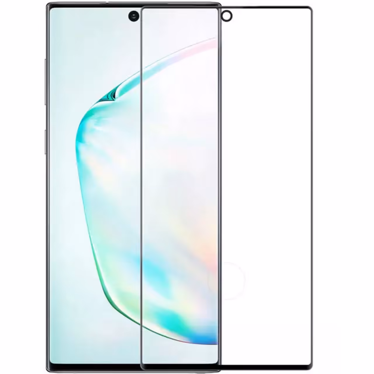 محافظ صفحه نمایش گلس نیلکین مدل 3D CP  Max برای گوشی سامسونگ Note 10