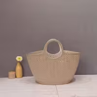 زنبیل سبدخرید پلاستیکی زنبیل کاترینا محصول ساید با2رنگبندی تهیه شده از مواد نو باکیفیت بالا سب