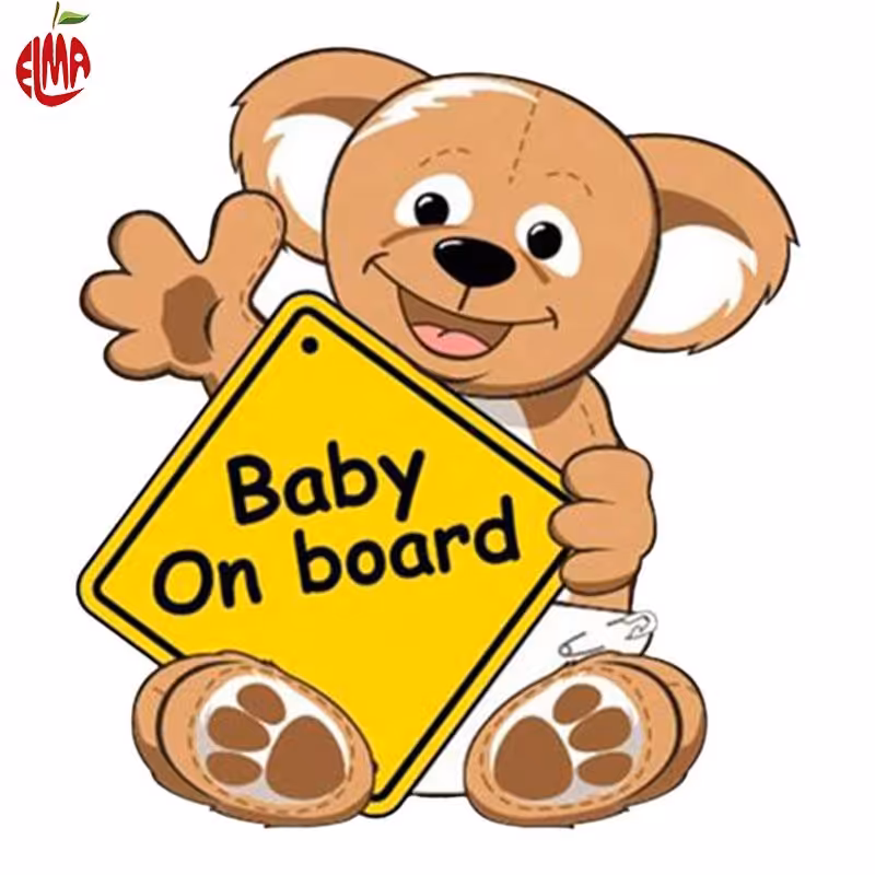 بی بی آن بورد طرح خرس Baby On Board