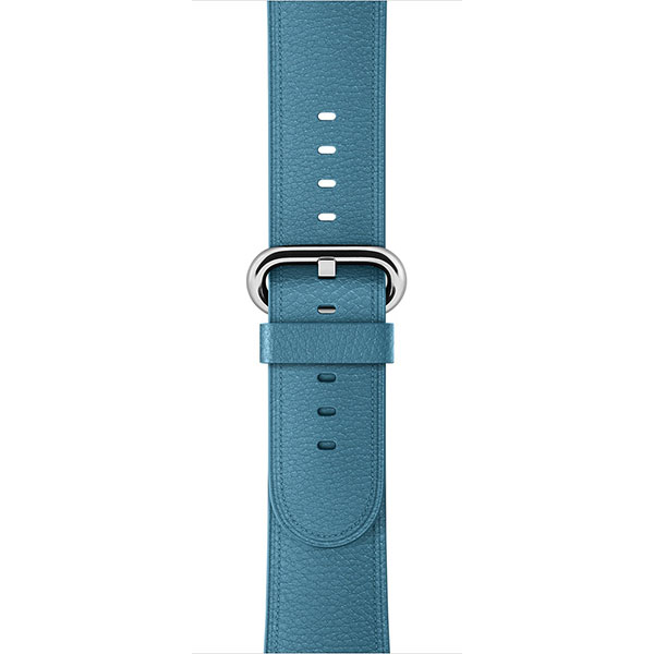 بند اپل واچ 3 چرم مدل 42mm Marine Blue Classic Buckle - Hiapple.ir