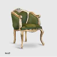 مبل یک‌نفره کلاسیک لوکاس(سبززیتونی)