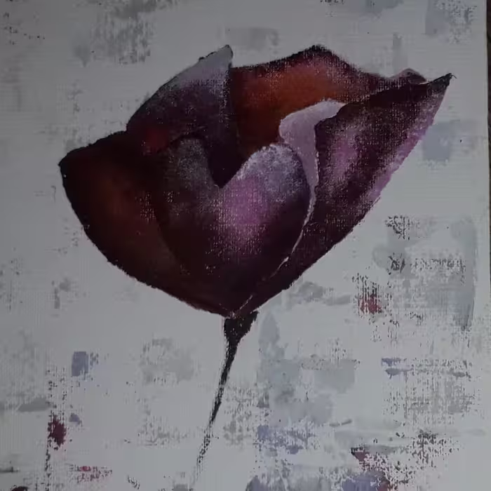 تابلو دکوراتیو نقاشی اکرولیک روی مقوا بوم 