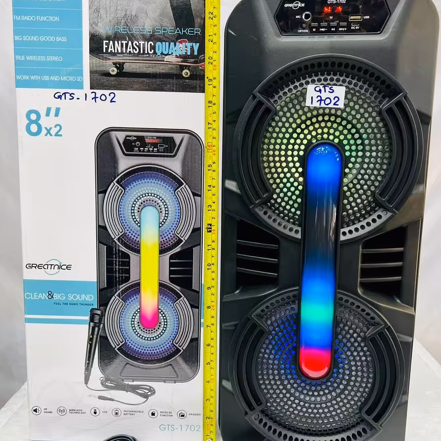 اسپیکر بلوتوثی قابل حمل مدل GTS 1702