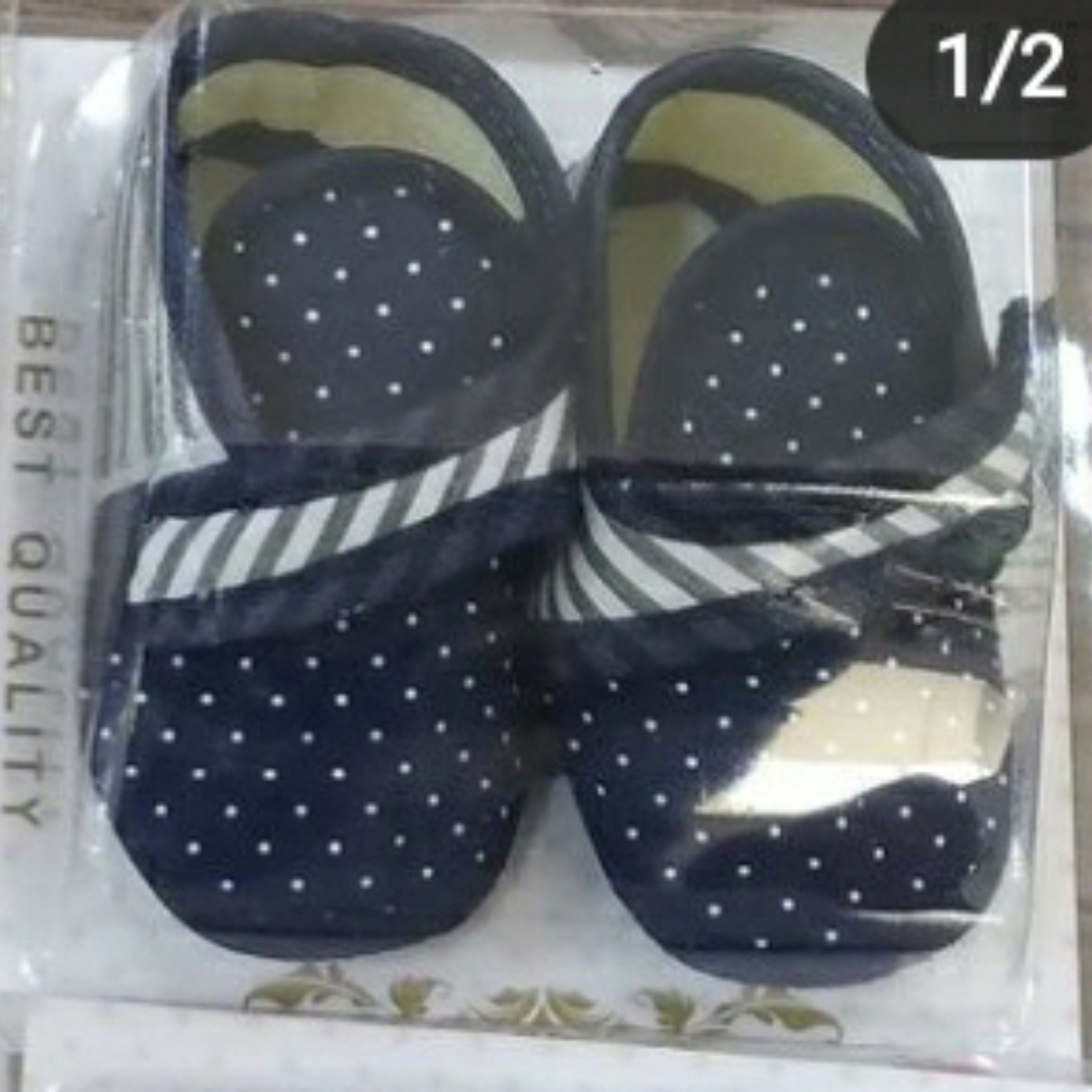 پاپوش خال خالی نوزادی