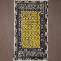 رانر قلمکاری سایز 60در120 رنگ خردلی