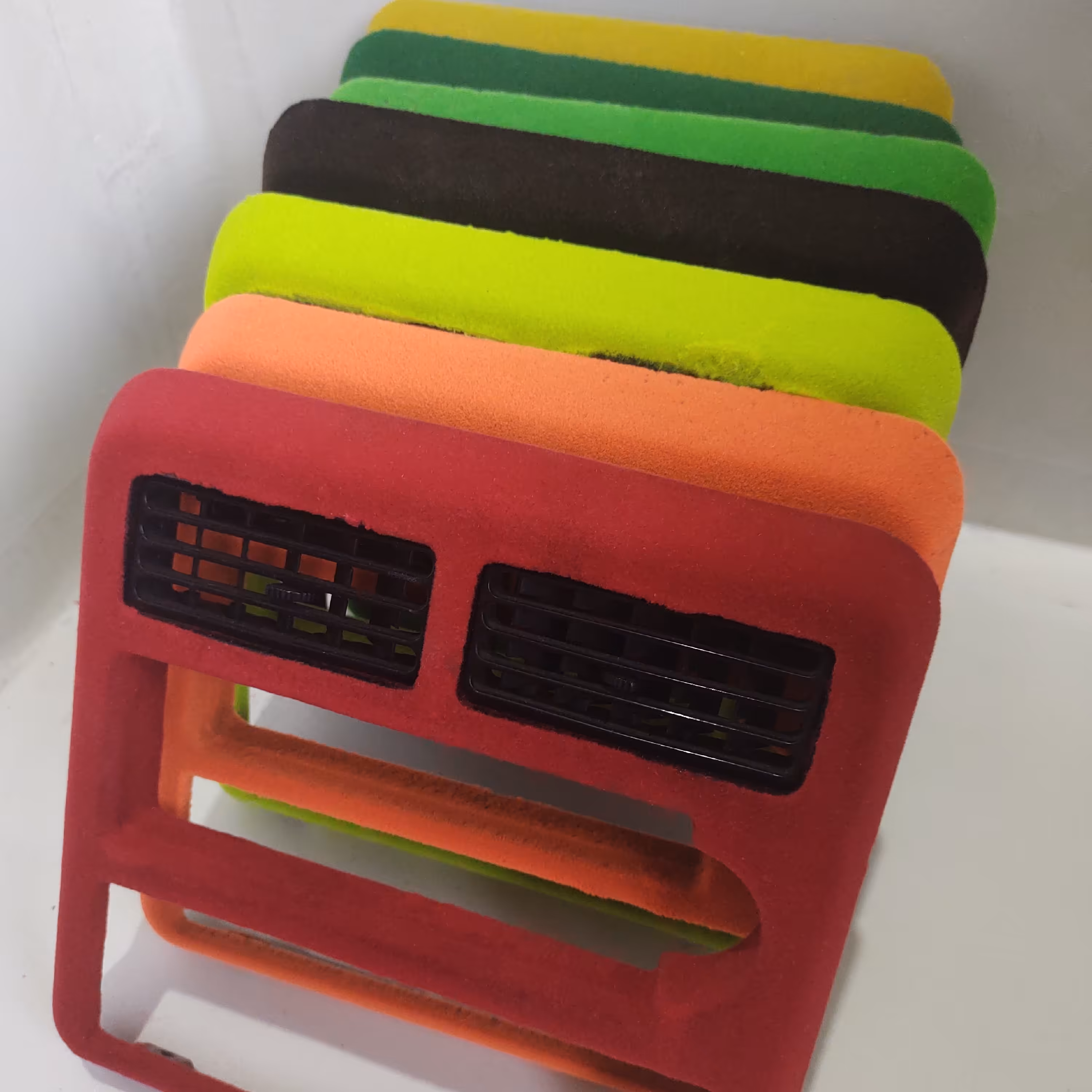 قاب دور ضبط پراید صبا با پوشش مخمل ( ارسال رایگان)