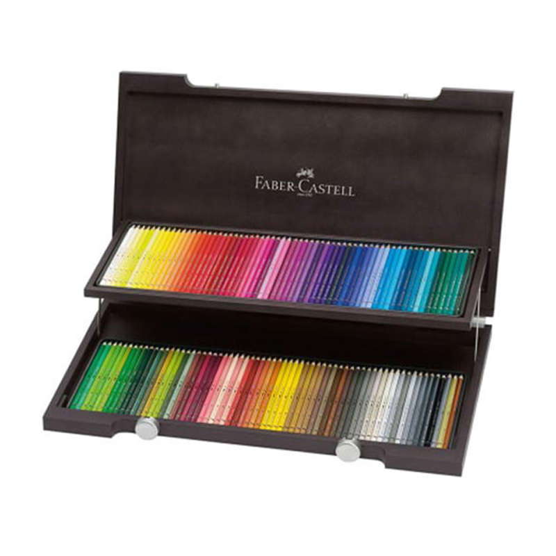 خرید مداد رنگی 120 رنگ فابر کاستل جعبه چوبی مدل Polychromos کد 23110013