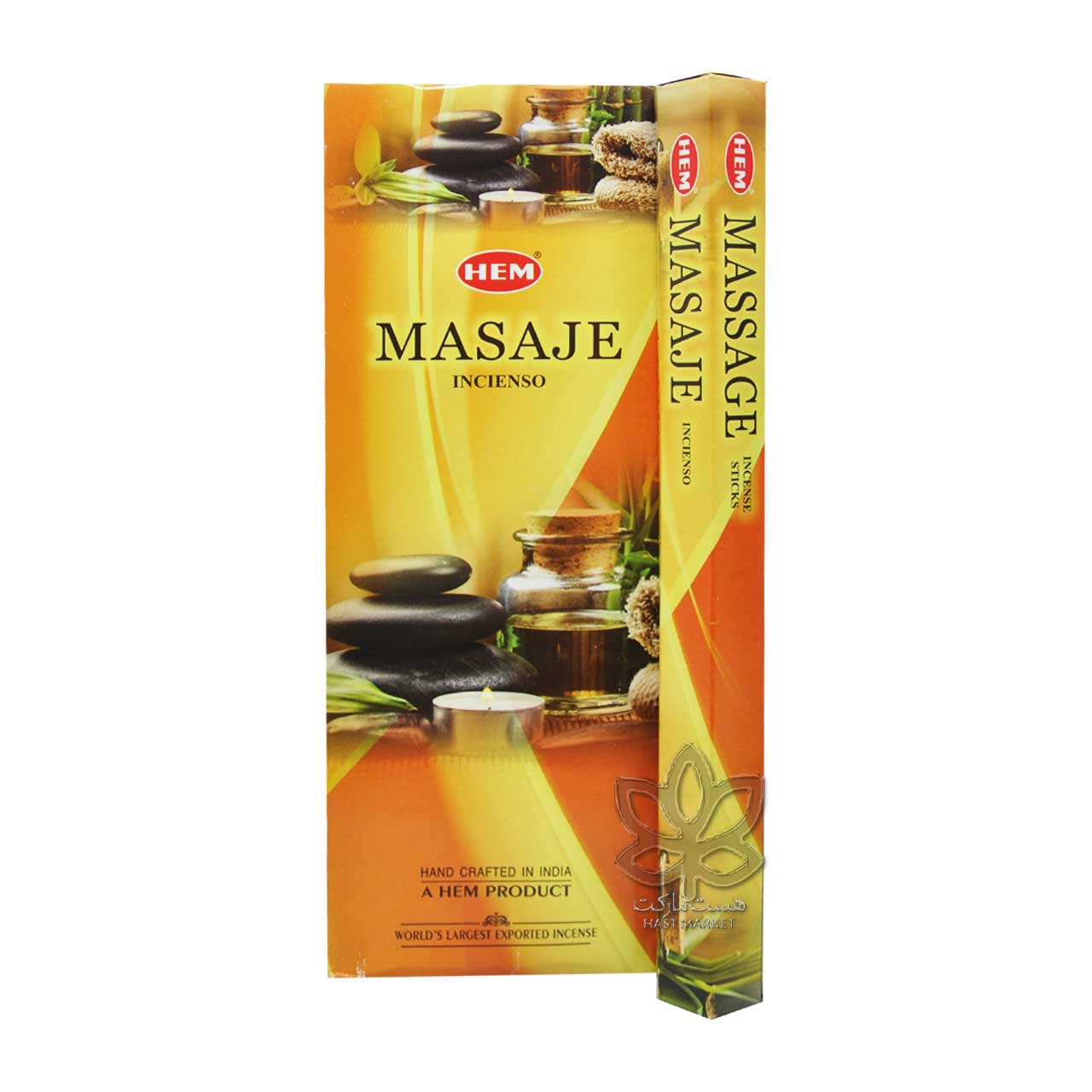 عود هندی رایحه ماساژ 20 عدد - HEM