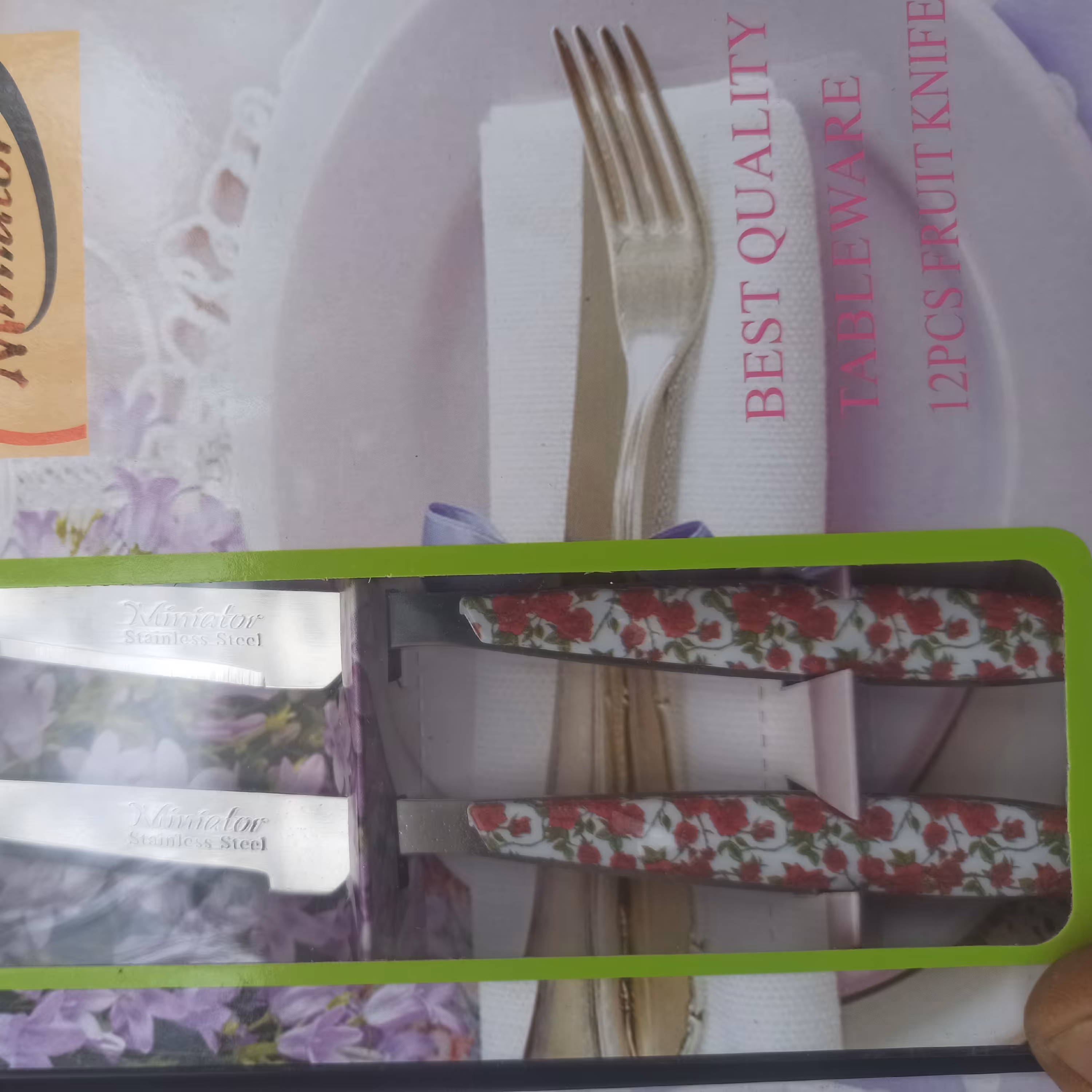 کاردتک میوه کاردچنگال یکتیکه رنگی گلدار استعلام تعداد موجودی از هرمدل رو بگیرید قبل سفارش