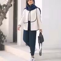 کت شلوار اسپورت لینن مدل هانا(موجودی سوال شود)