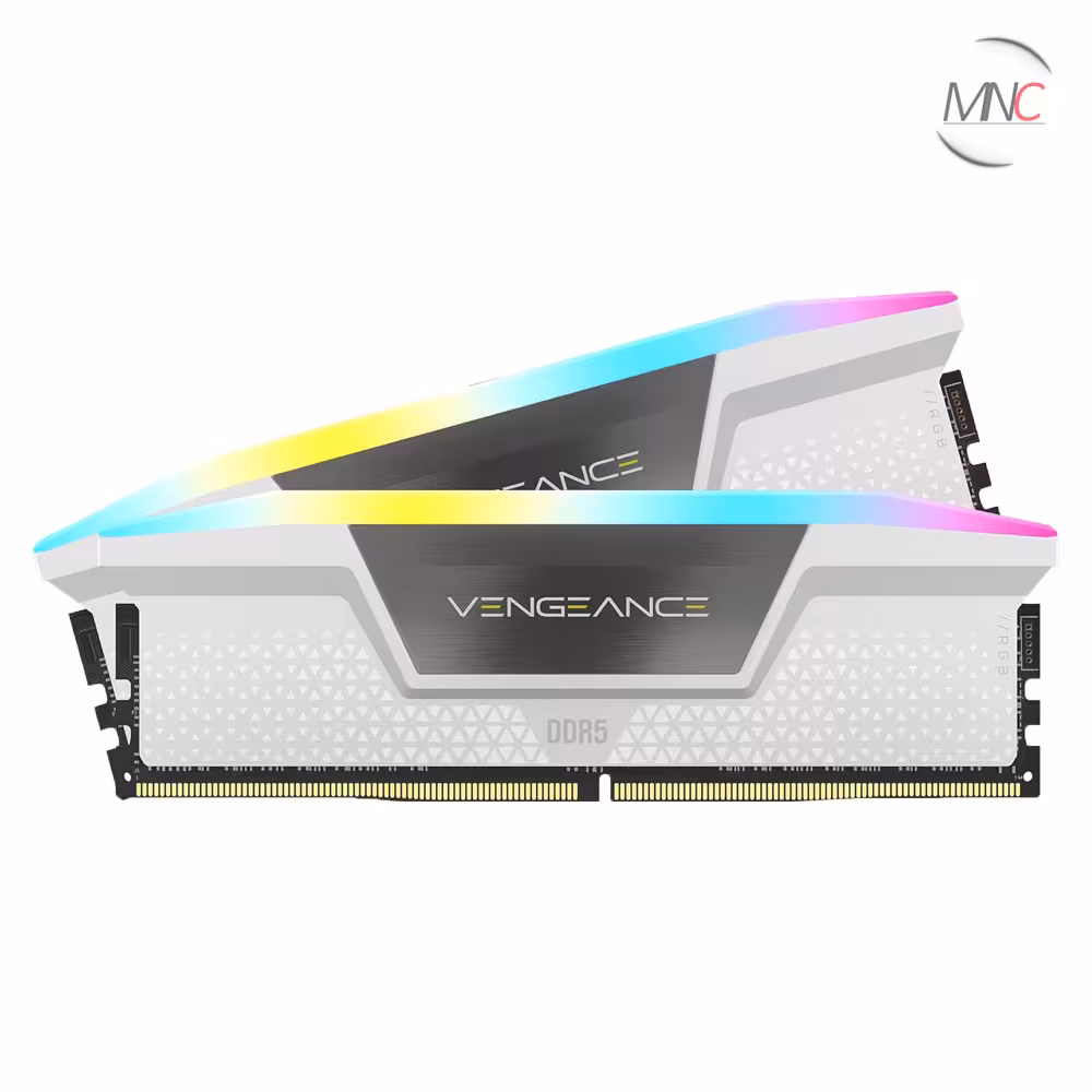 رم CL40 DDR5 کورسیر 64 گیگابایت 5600MHz مدل Vengeance RGB White