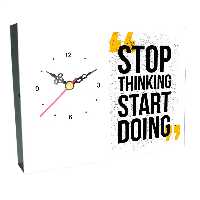 ساعت رومیزی STOP THINKING طرح AL 24