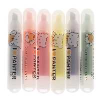 ماژیک هایلایت پنتر 6 رنگ مدل I LOVE PANTER 