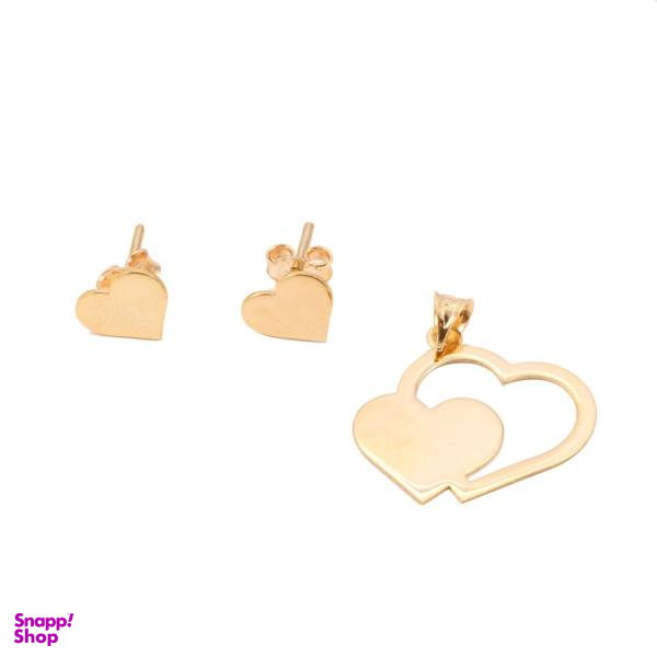 نیم ست طلا 18 عیار سپیده گالری SH0017