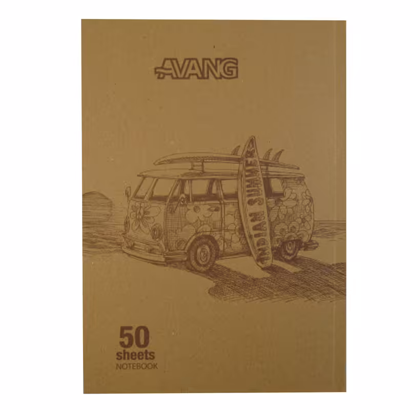 دفتر مشق 50 برگ آونگ مدل مینی بوس