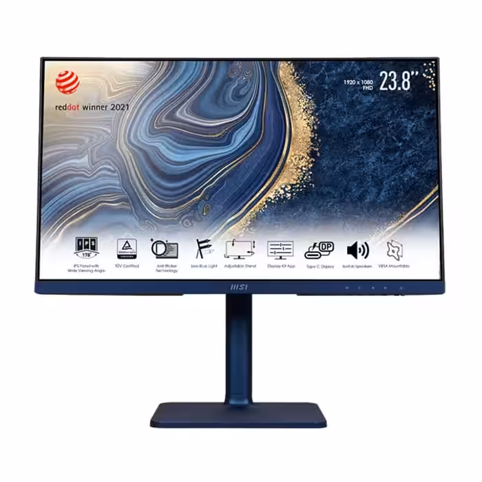 مانیتور ام اس آی مدل Modern MD241P Ultramarine سایز 23.8 اینچ