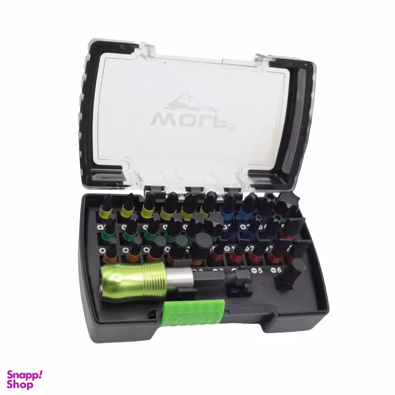 سری پیچ گوشتی ولف مدل YP-032 مجموعه 32 عددی