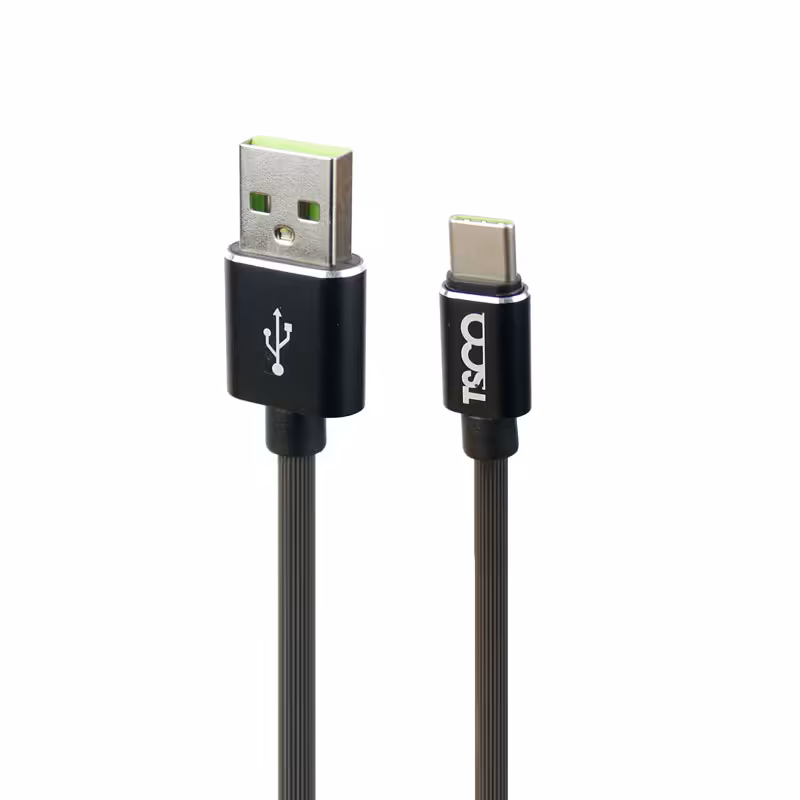 کابل شارژ و دیتا Type-C برند تسکو مدل TC C205 3A طول 1 مترTSCO TCC169 3A 1m USB To Type-C Cable