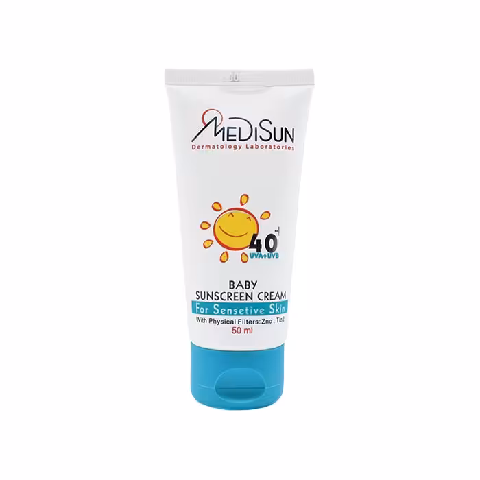 کرم ضد آفتاب SPF40 کودکان مدیسان 50 میلی لیتر