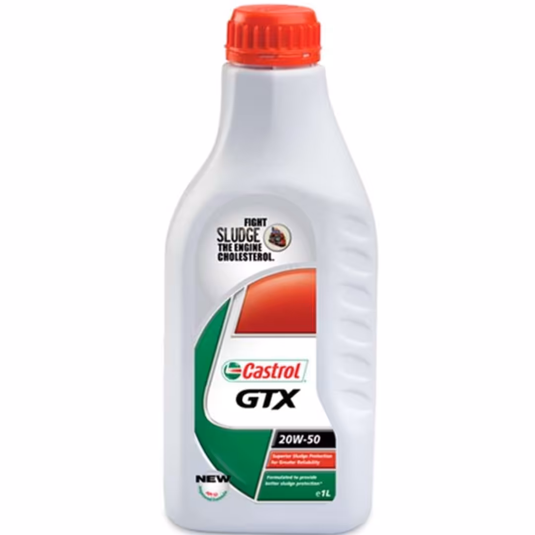روغن موتور خودرو کاسترول مدل GTX 20W-50 ظرفیت 1 لیتر