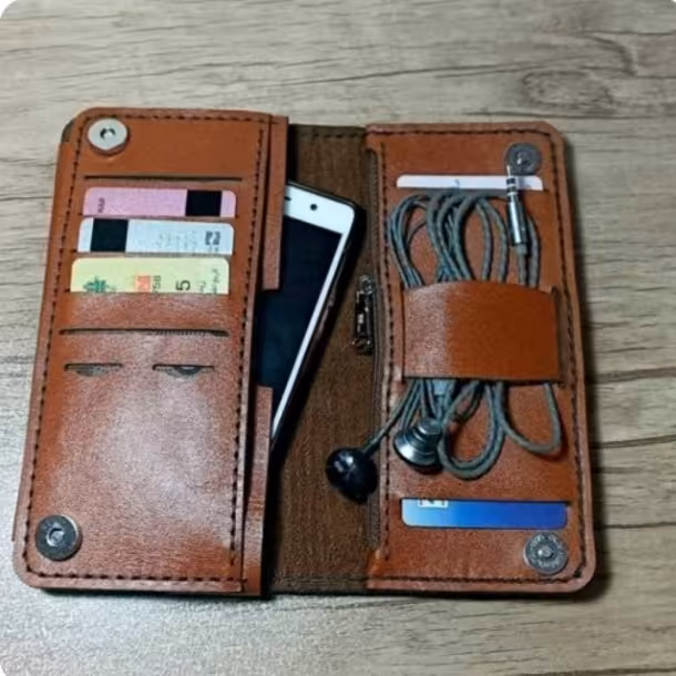 کیف پول‌ چرمی