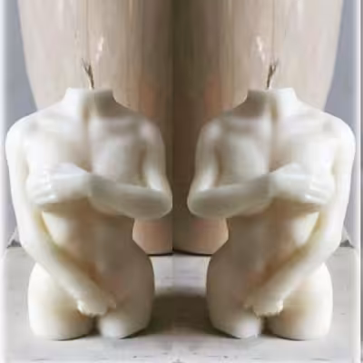 شمع طرح خجالتی زن کد 2016