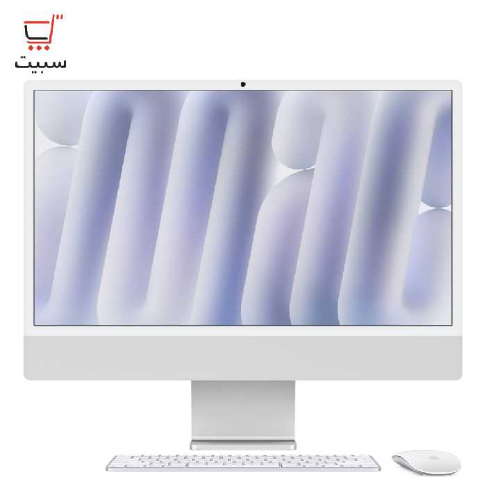 آل این وان 24 اینچی اپل مدل iMac Z1K1000KR 2024 Silver