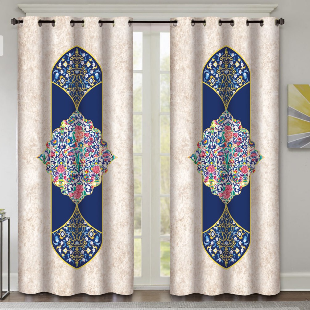 پرده چاپی پانچ طرح کلاسیک کد288