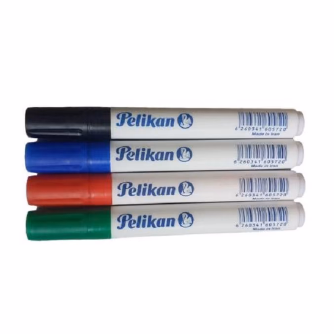 ماژیک وایت برد پلیکان سرتخت رنگ جور بسته 50 عددی