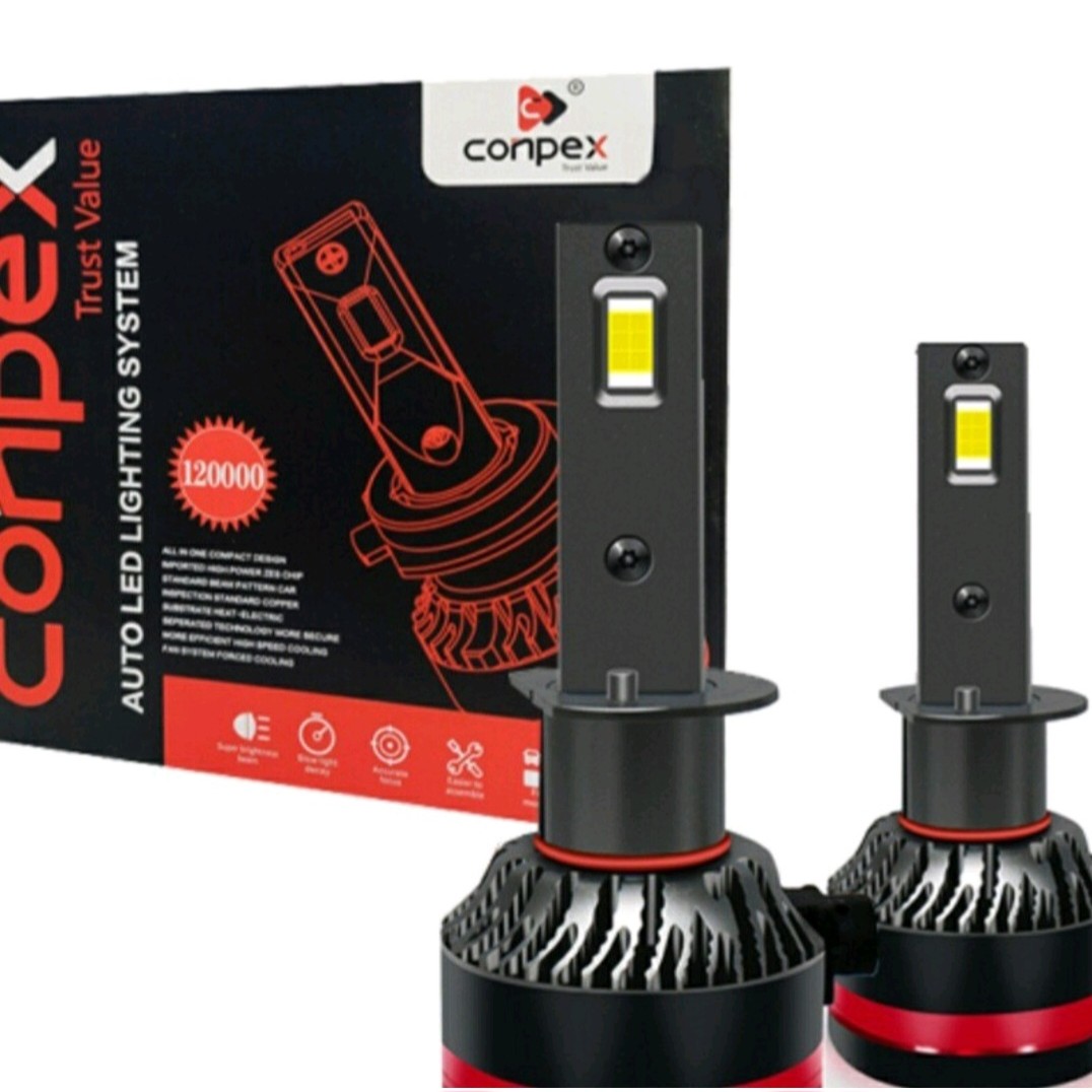 هدلایت m8 pro conpex اصلی پایه h11 پلم 120000 و 65 وات با گارانتی