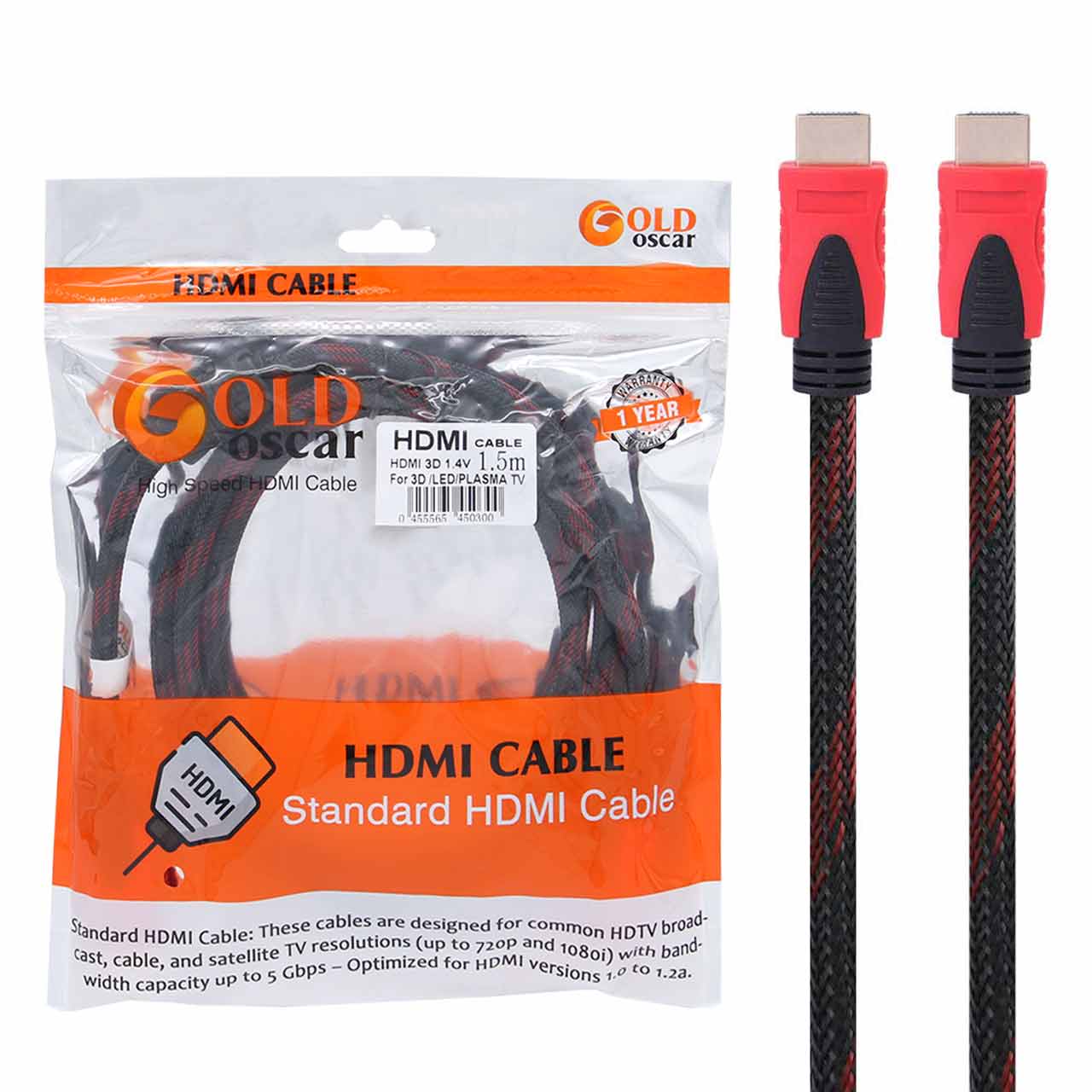 کابل HDMI استاندارد 1.5 متر کنفی