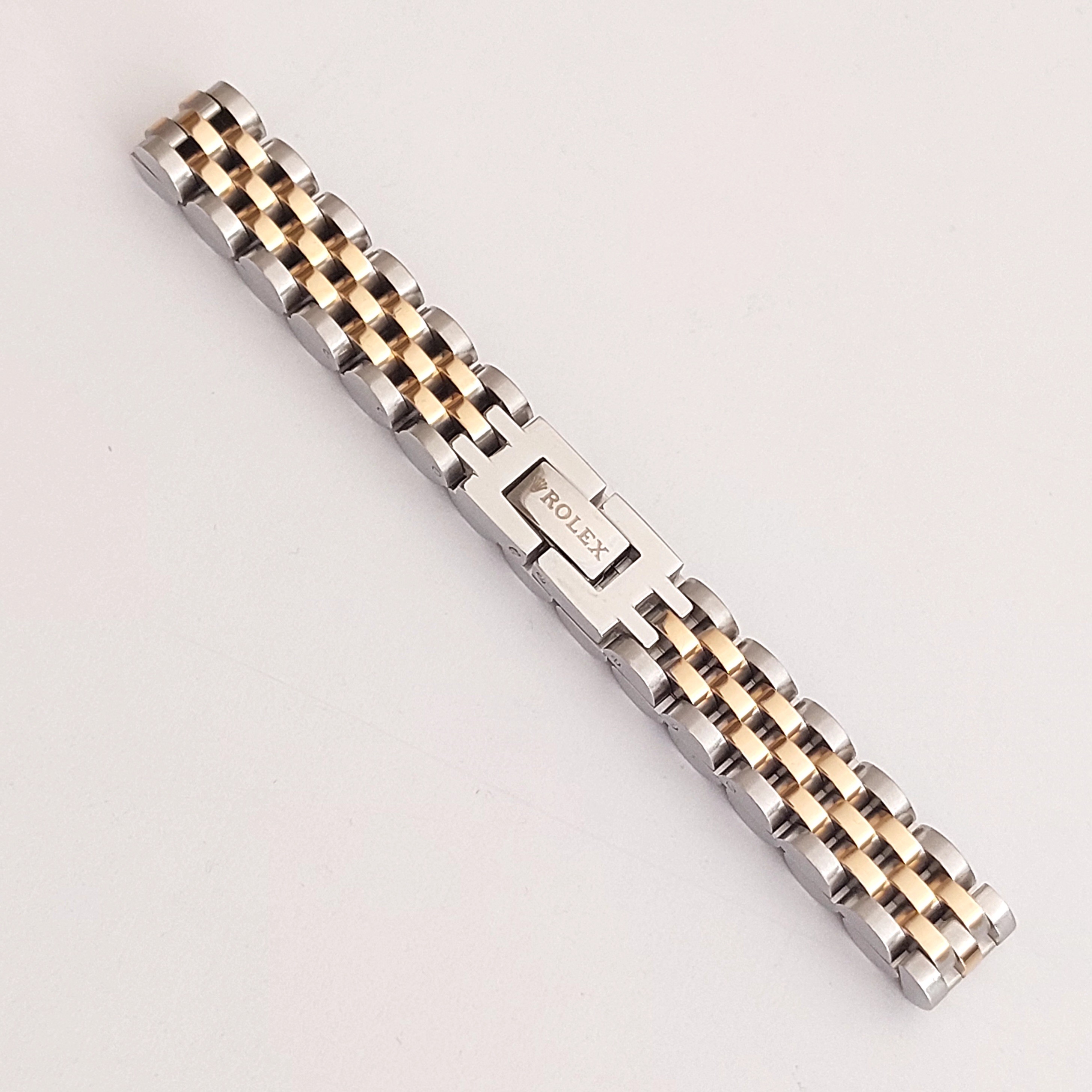 دستبند رولکس  دو رنگ  نقره ای و طلایی 