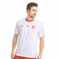 پیراهن آستین کوتاه تیم ملی سوئیس فصل 2018-2019 طرح اورجینال درجه یک تایلندی