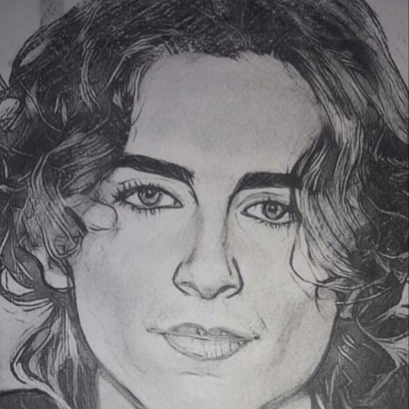 طراحی چهره با مداد