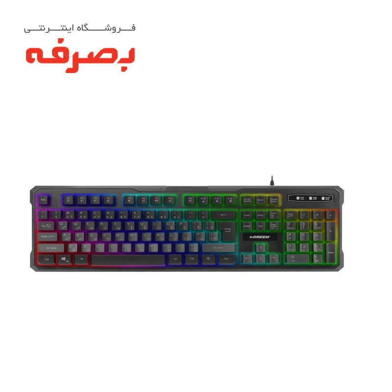 کیبورد گیمینگ گرین مدل GK 601 RGB