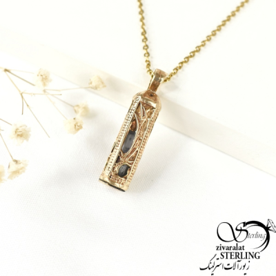 گردنبند طلاروس استوانه ای حرز امام جواد
