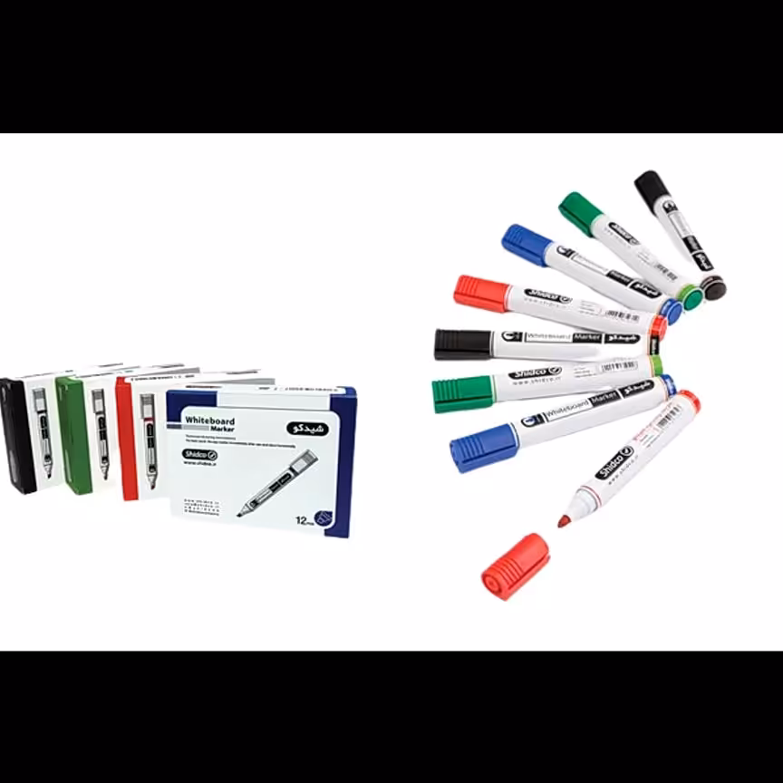 ماژیک وایت برد شیدکو بسته ی 12 عددی