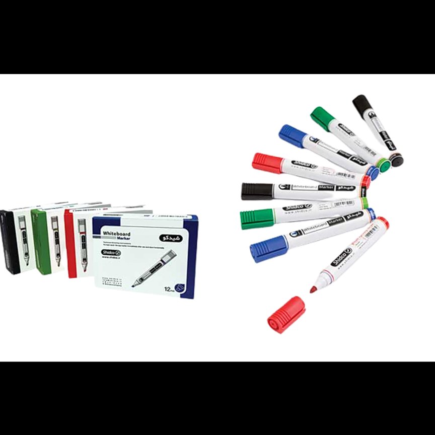 ماژیک وایت برد شیدکو بسته ی 12 عددی