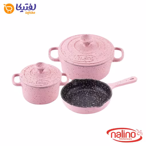 سرویس چدن کودک نالینو 5 پارچه همراه جعبه چوبی