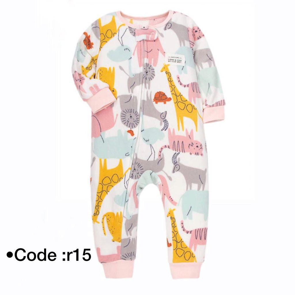 سرهمی بدون جوراب نوزاد دخترانه طرح زرافه زرد کارترز Carters