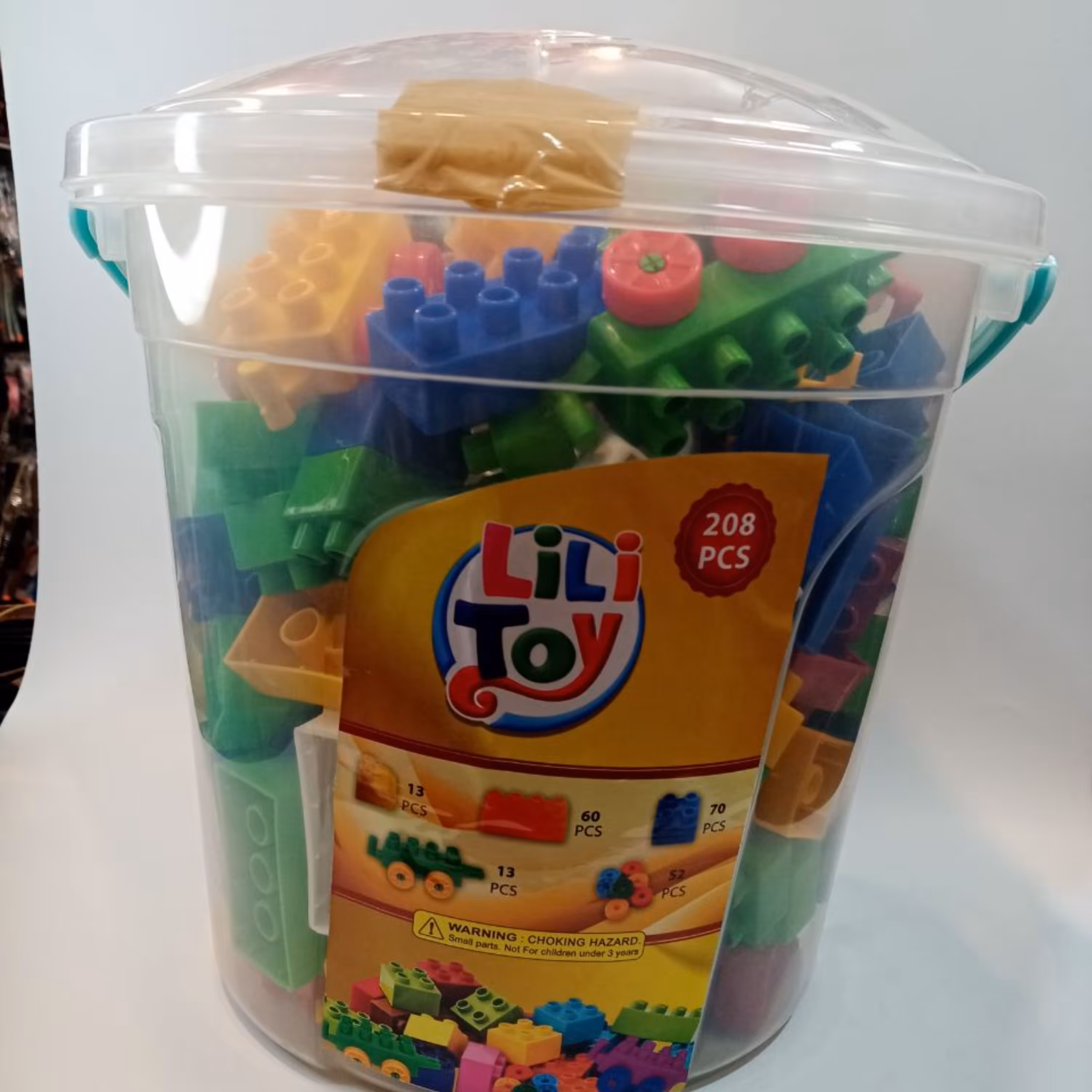 وسایل خانه سازی 208 قطعه آجر بازی لی لی تویز